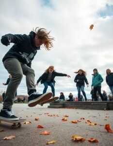 Tjörnungdomar arrangerade skate-event